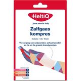 Heltiq - Zalfgaaskompres 7.5 x 10cm - 6 Stuks