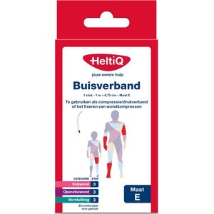 HeltiQ Buisverband Maat E 1m x 8,75cm