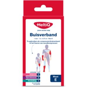 HeltiQ Buisverband Maat E 1m x 8,75cm