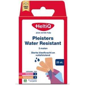 HeltiQ - Pleisters Water Resistant - 25 Stuks - Medisch Hulpmiddel