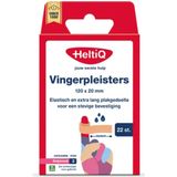 HeltiQ - Vingerpleisters - 22 stuks - Elastisch - 120 x 20 mm