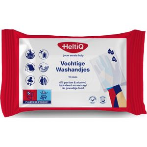 HeltiQ - Vochtige Washandjes - 10 Stuks - Voor Dagelijkse Verzorging