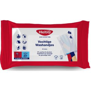 HeltiQ - Vochtige Washandjes - 20 Stuks - Voor Milde Reiniging