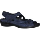 Durea - 7258 - Sandalen - D.Blauw - Nubuck - Rubber Zool