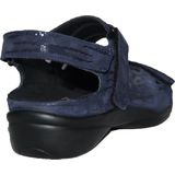 Durea - 7258 - Sandalen - D.Blauw - Nubuck - Rubber Zool