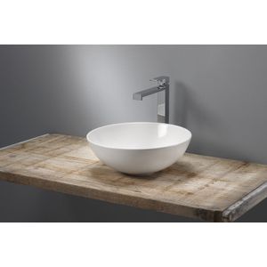 Blinq Ispra Opzetwastafel Kom 40cm - Keramiek - Rond - 8717493060177 - Wastafels - Opzetwastafels