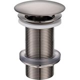 Royal Plaza Merlot wastafelplug 1 1/4" niet afsluitbaar geborsteld messing 23482