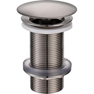 Royal Plaza Merlot wastafelplug 1 1/4" niet afsluitbaar geborsteld messing 23482