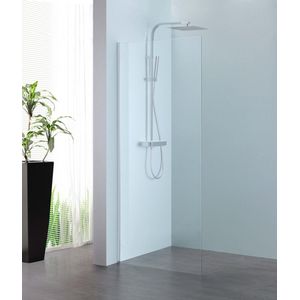 Royal Plaza Parri Walk-in 60x200cm Zilver Profiel en Helder Glas met Clean Coating