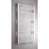 Royal Plaza Sorbus R handdoekradiator 40x140cm 520watt middenaansluiting glans wit 1564325