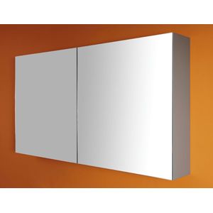 Galva Polly spiegelkast met 2 softclose deuren 80cm wit