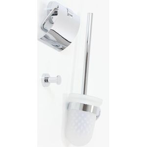 Royal Plaza Salix toiletset met haak closetrol en borstelhouder chroom 86750