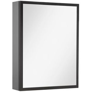 Vtwonen Stock spiegelkast links 45x60cm black 52543