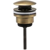 Royal plaza Merlot wastafelplug 1 1/4" pop-up goud 93516