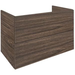 Royal plaza Intent wastafelonderkast 100x45x59cm 2 lades eiken bruin