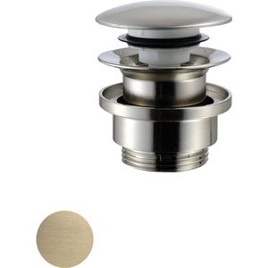 Royal plaza Visione pop up wastafelplug 1 1/4"" PVD mat goud 02