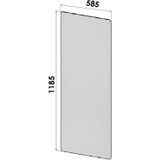 Infraroodpaneel bws kronos 118,5x58,5 cm 600w mat antraciet