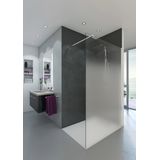 Inloopdouche bws free time 90x200 cm mist glas timeless coating chroom