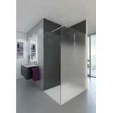 Inloopdouche bws free time 100x200 cm mist glas timeless coating chroom
