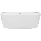 Royal plaza Nemi bad half vrijstaand 180x80cm mat wit 1771895