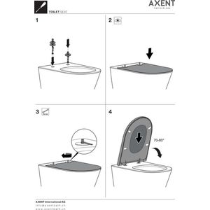 Royal plaza Haya toiletpack - 54x36.5cm - spoelrandloos - softclose zitting - glans wit 1773081