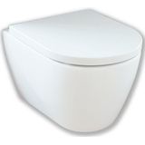 Royal Plaza Kolor Belbo wandcloset verkort 48,5cm zonder spoelrand diepsp m.wit