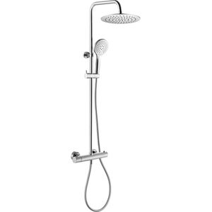 Royal Plaza Sky Regendoucheset Opbouw - hoofddouche 23cm - handdouche rond - hoogte verstelbaar - chroom 1849093