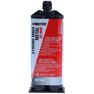 Sinatec 2-Componentenlijm Methyl Methacrylaat Metaal Blauw 50ml