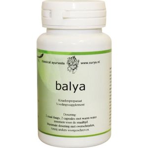 Surya - Balya - Voedingssupplement - Kruiden - 60 Capsules