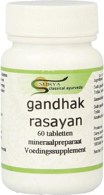 Surya Gandhak rasayan 60 tabletten
