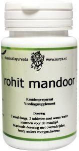 Surya - Rohit Mandoor - Kruidenpreparaat - 4 Tabletten - Voedingssupplement