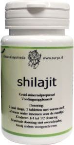 Surya - Shilajit - Kruidenpreparaat - 60 Tabletten