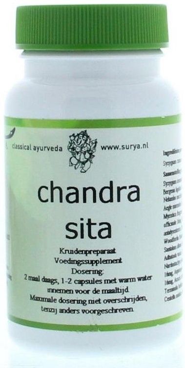 Surya Chandra Sita - Kruidenpreparaat - Voedingssupplement - 16 mg per Dagdosering
