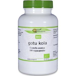 Surya Gotu kola centella asiatic bio  180 capsules