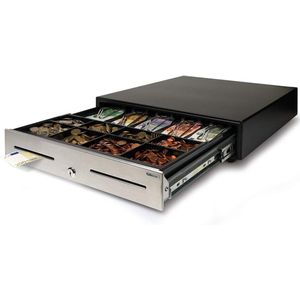 Safescan Heavy-Duty-kassalade, SAFESCAN HD-4646S, 8 muntgeldvakken / 5 bankbiljetvakken