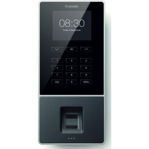 Safescan TimeMoto TM-626, Schwarz, Chip-Token, Fingerabdruck, Passwort, Näherungskarte, TFT, 7,11 cm (2.8 Zoll), 1 GHz, 64 MB