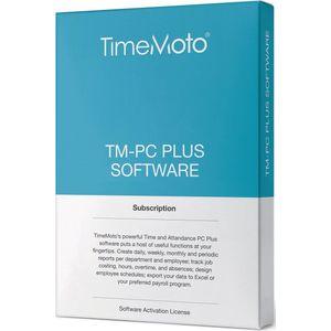 Safescan - TM-PC Plus - Software-uitbreiding voor TIMEMOTO - Tijdregistratiesystemen