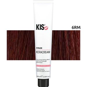KIS - Color - KeraCream Color - 6-RM Lichtrood Mahonie - 100 ml