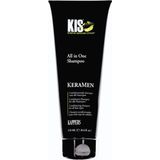 Kis KeraMen All in One Shampoo 250 ml - Normale shampoo vrouwen - Voor Alle haartypes
