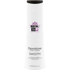 Royal KIS Cleanditioner Smooth - 300ml - Normale shampoo vrouwen - Voor Alle haartypes