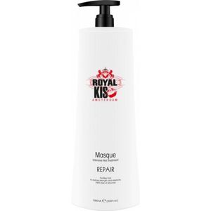 Royal KIS Repair Masque - 1000 ml - intensief haarmasker - beschadigd en chemisch behandeld haar - met keratine - zonder siliconen