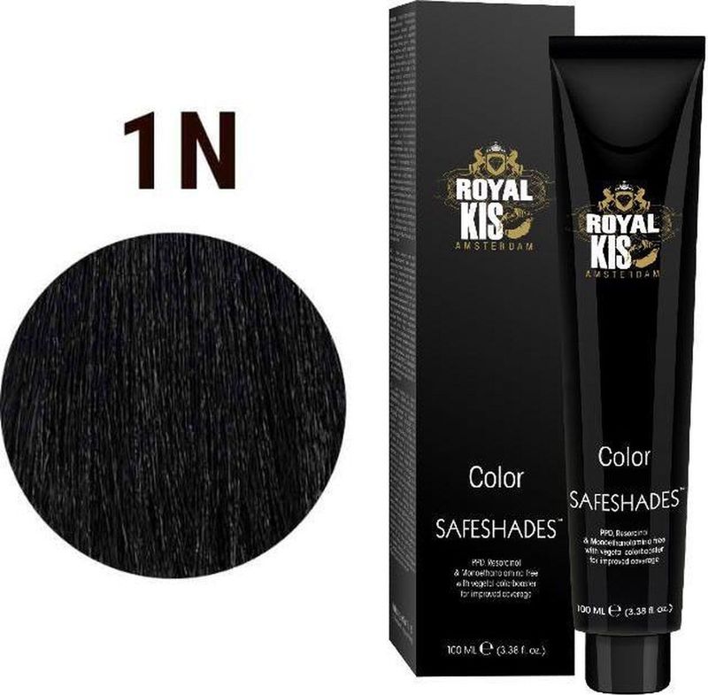 Royal Kis - Color Safeshades - Haarkleuring - 1N - 100ml