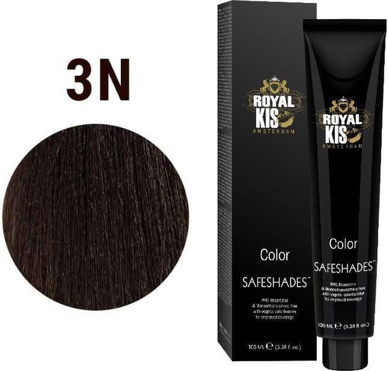 Royal Kis - Color Safeshades - Haarkleuring - 3N - 100ml