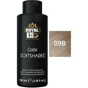 Royal KIS SoftShades Demi Conditioning Colors 9B - 100 ml - glanskleur, kleurcorrecties en verfrissing - ammoniakvrij, sulfaatvrij en zonder siliconen