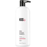 KIS Keramax Shampoo-1000 ml met pomp - Normale shampoo vrouwen - Voor Alle haartypes - 1000 ml met pomp