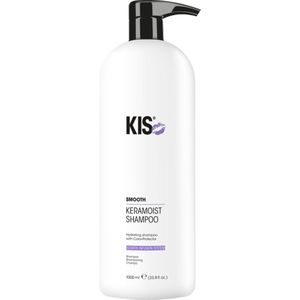 KIS Keramoist Shampoo-1000 ml met pomp - Normale shampoo vrouwen - Voor Alle haartypes - 1000 ml met pomp