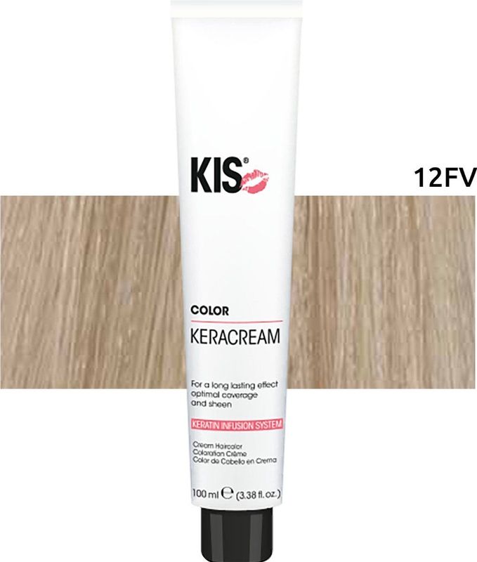 KIS - KeraCream Color - Haarverf - 12FV Ultralicht Fantasie Violet