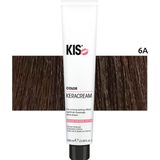 KIS - KeraCream Color - Permanente Haarkleurcrème - 100 ml - 6A - Hoge Dekking