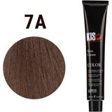 KIS - KeraCream Color - Haarverf - 7A Middel Asblond - Intensieve Kleurcrème