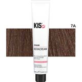 KIS - KeraCream Color - Haarverf - 7A Middel Asblond - Intensieve Kleurcrème